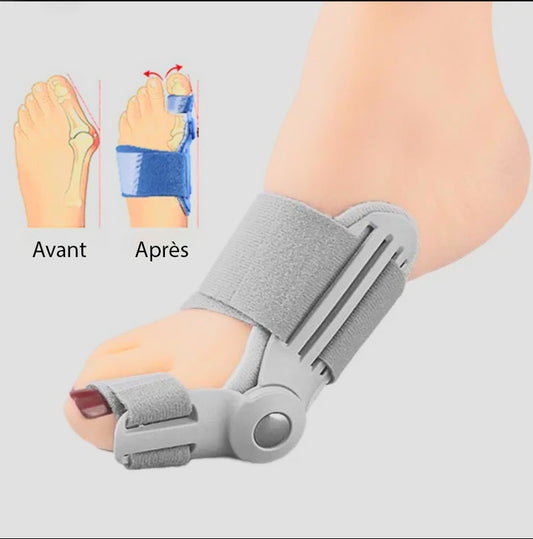 Correcteur hallux valgus orthopédique lot de 2 pièces confort optimal
