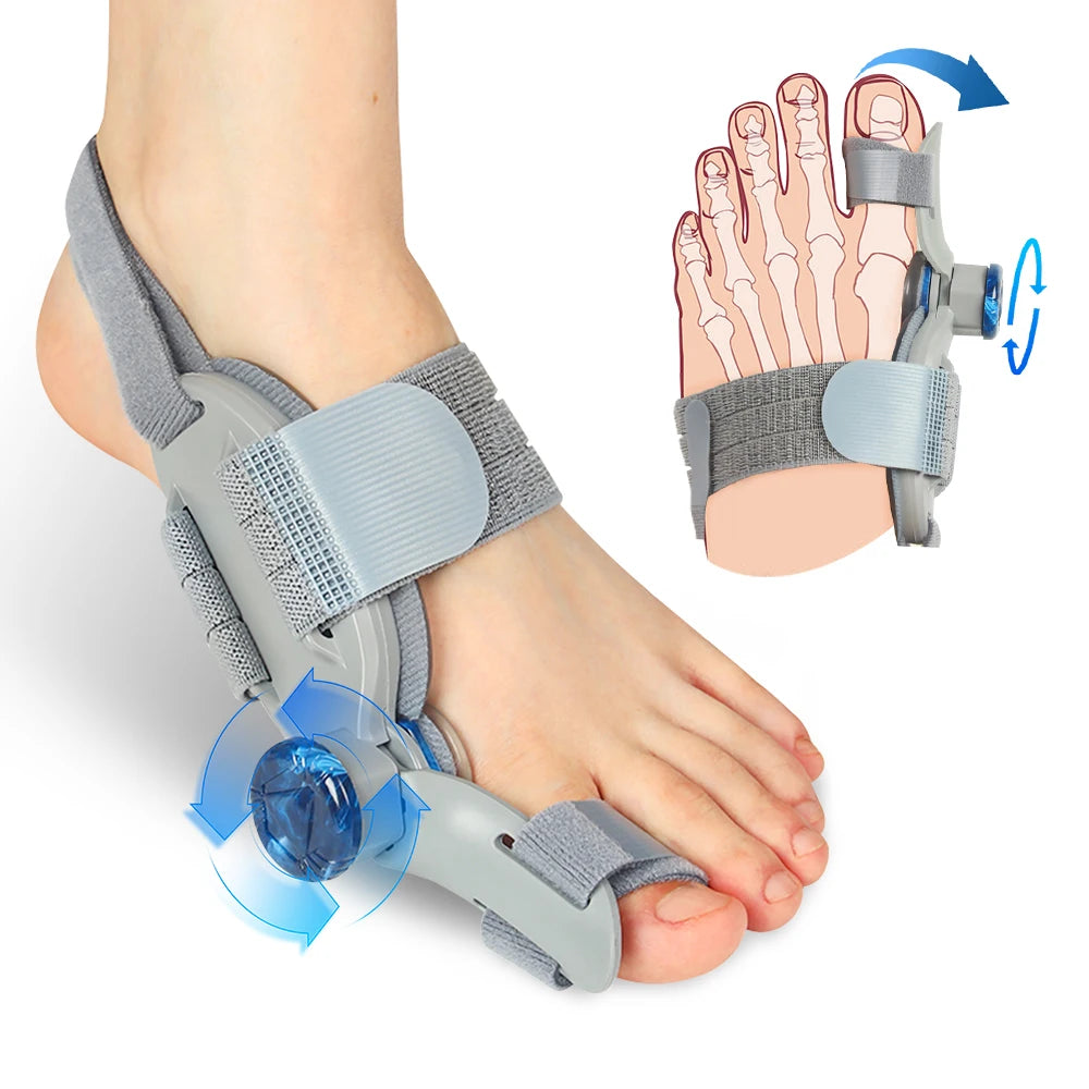 Correcteur hallux valgus orthopédique ajustable vue détaillée
